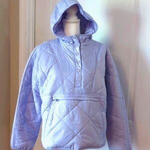 American Eagle Outfitters Hooded Quilted Puffer Pullover Jacket NWT. Size Small